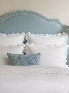 NEW with tag Miramonte Pillow by Serena and Lily 12x21 Coastal Blue